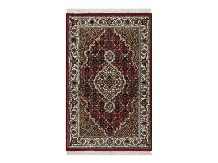 2'8" x 4'3" New Hand Knotted Red Wool Rectangle Oriental Rug - MOA10291973