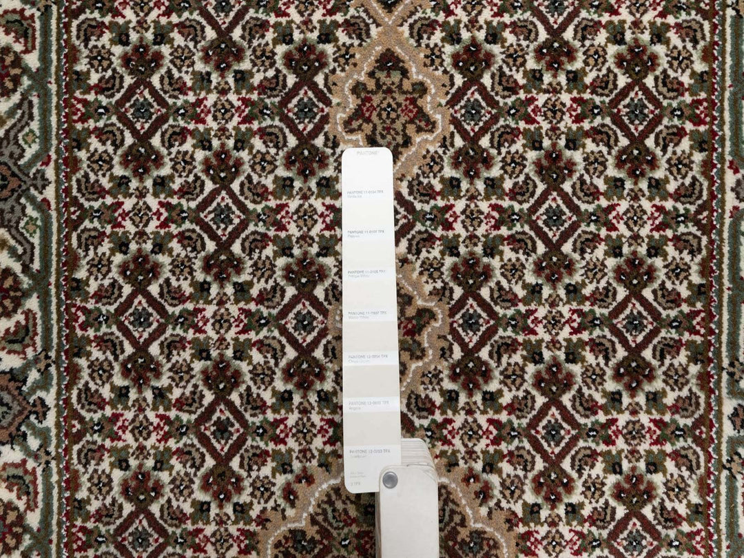 2'9" x 8'1" New Hand Knotted Ivory Wool Runner Oriental Rug - MOA10291975