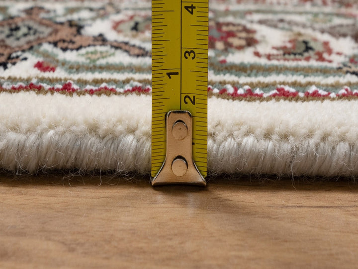 2'9" x 8'1" New Hand Knotted Ivory Wool Runner Oriental Rug - MOA10291975