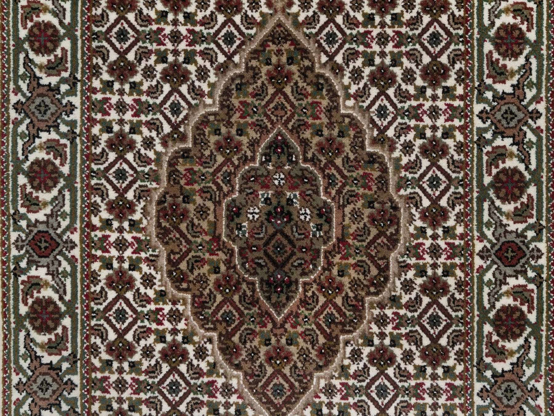 2'7" x 21'2" New Hand Knotted Ivory Wool Runner Oriental Rug - MOA10291980