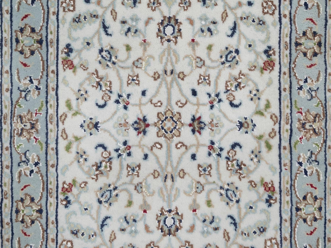 2'1" x 3'3" New Hand Knotted Ivory Wool & Silk Rectangle Oriental Rug - MOA10292015