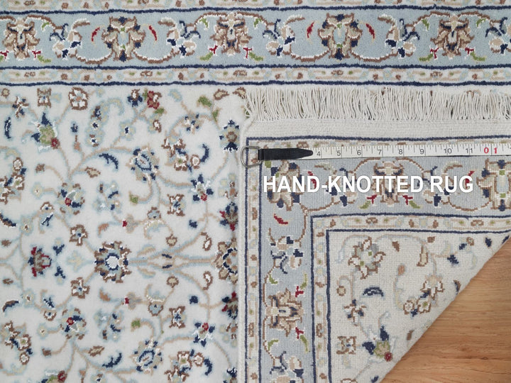 2'1" x 3'3" New Hand Knotted Ivory Wool & Silk Rectangle Oriental Rug - MOA10292015