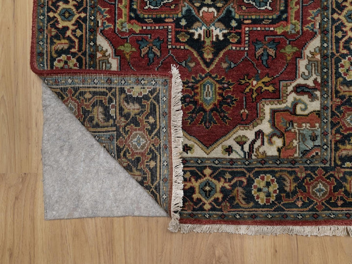 2'8" x 9'11" New Hand Knotted Red Wool Runner Oriental Rug - MOA10292016