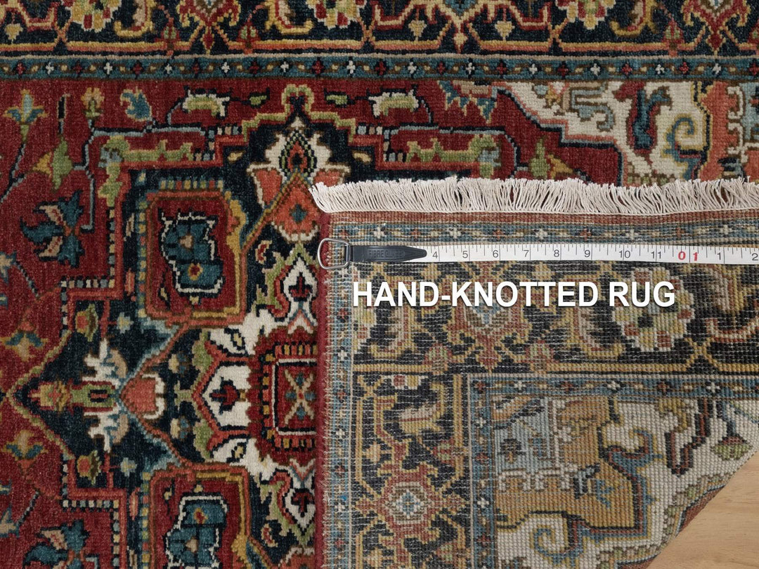 2'8" x 9'11" New Hand Knotted Red Wool Runner Oriental Rug - MOA10292016