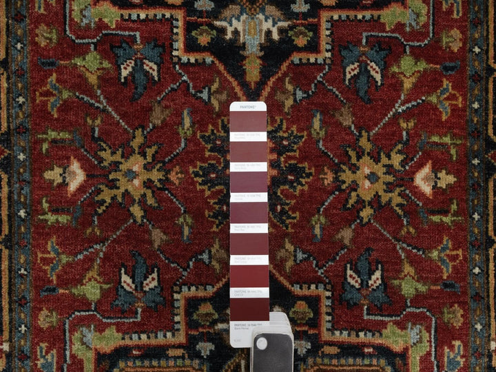 2'8" x 10'0" New Hand Knotted Red Wool Runner Oriental Rug - MOA10292017