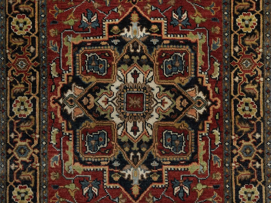 2'8" x 10'0" New Hand Knotted Red Wool Runner Oriental Rug - MOA10292017