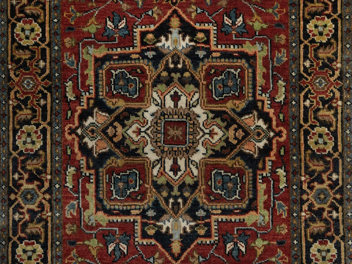 2'8" x 10'0" New Hand Knotted Red Wool Runner Oriental Rug - MOA10292017