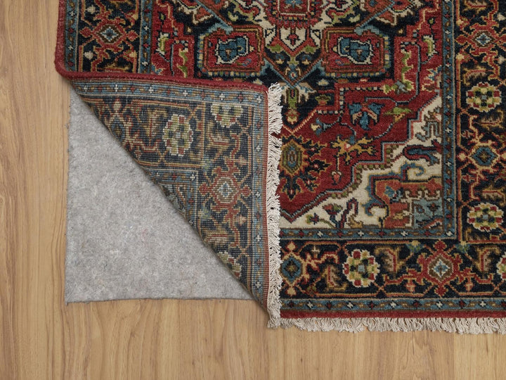 2'7" x 20'4" New Hand Knotted Red Wool Runner Oriental Rug - MOA10292041