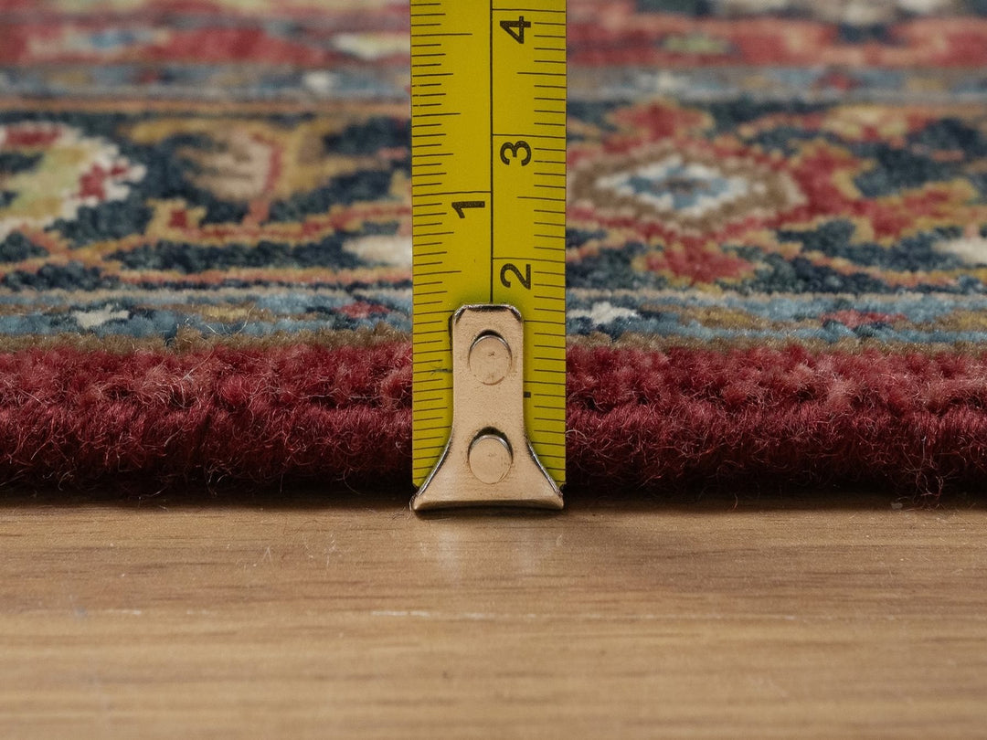 2'7" x 20'4" New Hand Knotted Red Wool Runner Oriental Rug - MOA10292041