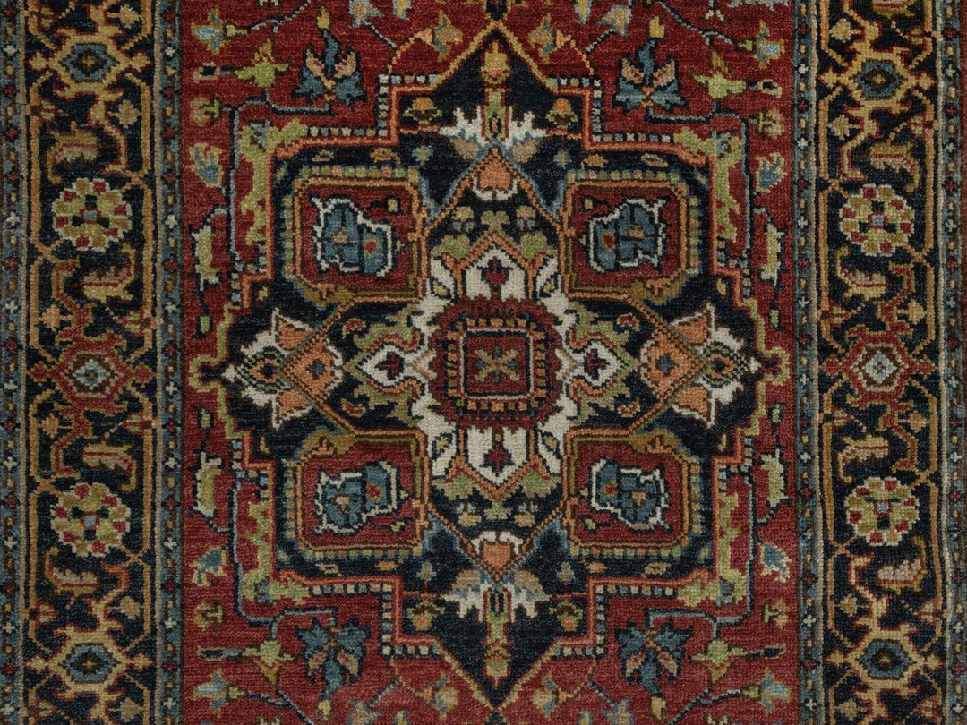 2'7" x 8'0" New Hand Knotted Red Wool Runner Oriental Rug - MOA10292042