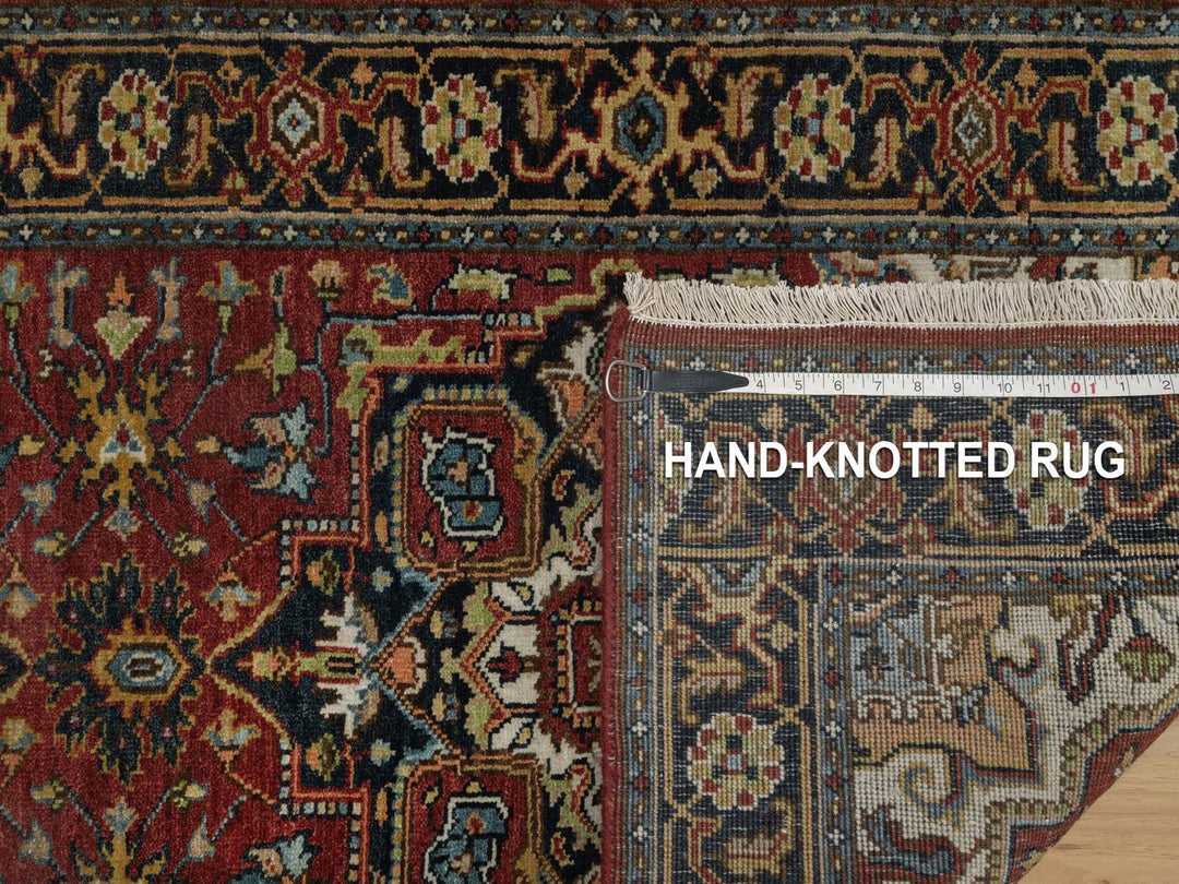 2'7" x 8'0" New Hand Knotted Red Wool Runner Oriental Rug - MOA10292042