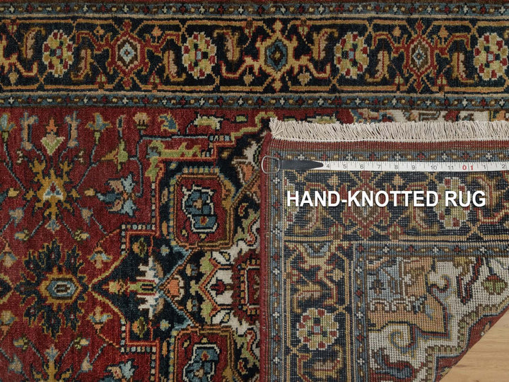 2'7" x 8'0" New Hand Knotted Red Wool Runner Oriental Rug - MOA10292042