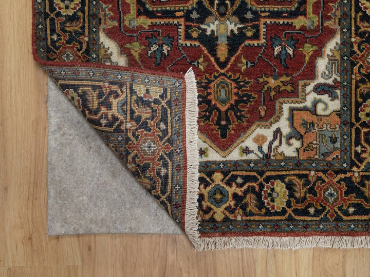 2'9" x 8'1" New Hand Knotted Red Wool Runner Oriental Rug - MOA10292043