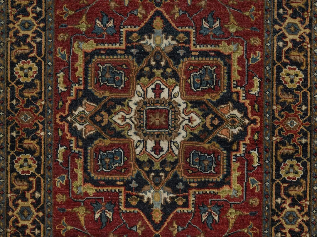 2'9" x 8'1" New Hand Knotted Red Wool Runner Oriental Rug - MOA10292043