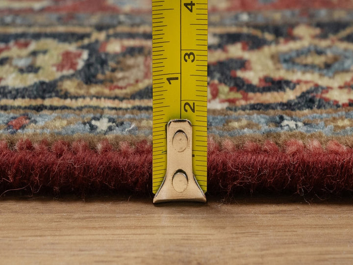 2'9" x 8'1" New Hand Knotted Red Wool Runner Oriental Rug - MOA10292043