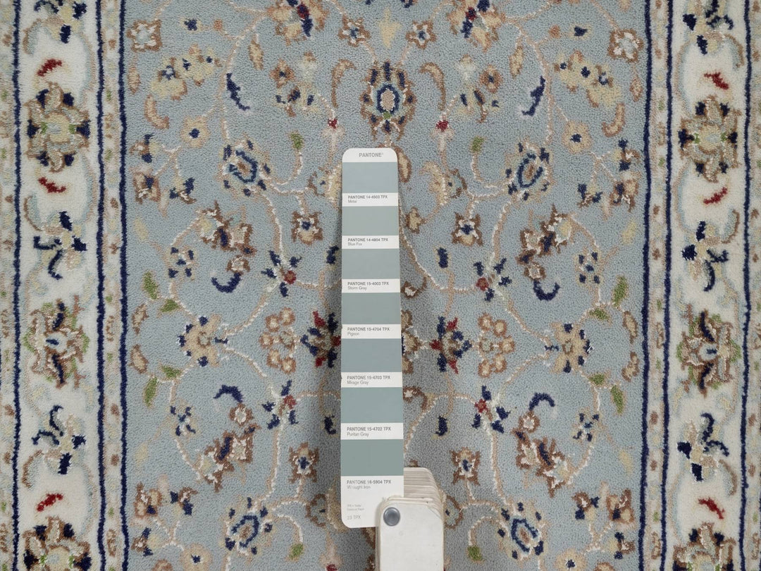 2'0" x 3'3" New Hand Knotted Blue Wool & Silk Rectangle Oriental Rug - MOA10292125