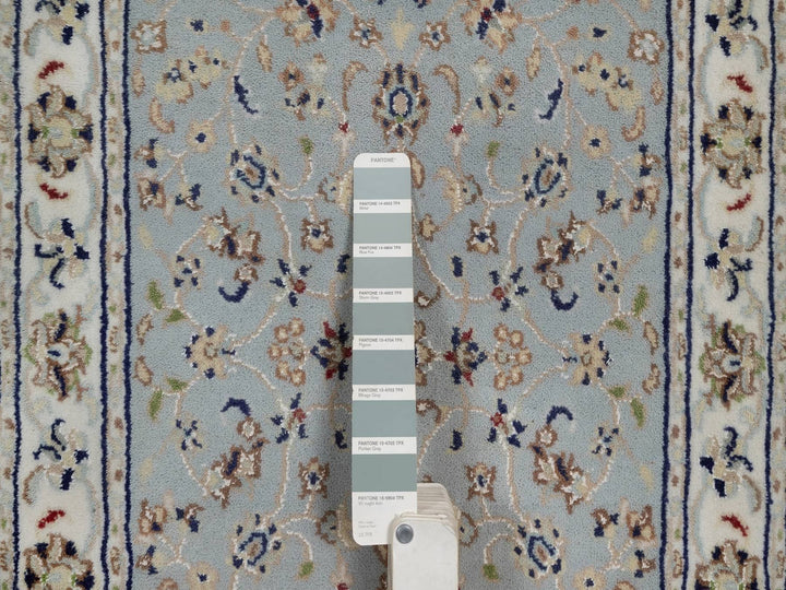 2'0" x 3'3" New Hand Knotted Blue Wool & Silk Rectangle Oriental Rug - MOA10292125