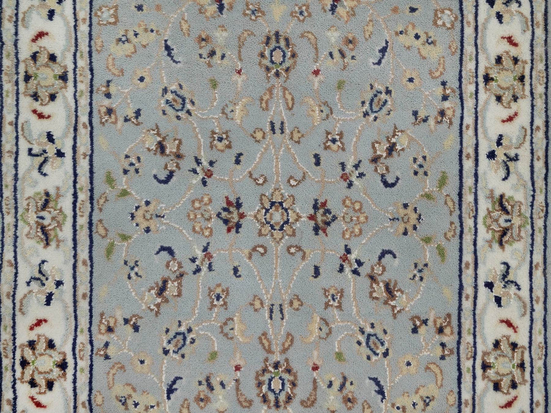 2'0" x 3'3" New Hand Knotted Blue Wool & Silk Rectangle Oriental Rug - MOA10292125