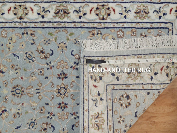 2'0" x 3'3" New Hand Knotted Blue Wool & Silk Rectangle Oriental Rug - MOA10292125