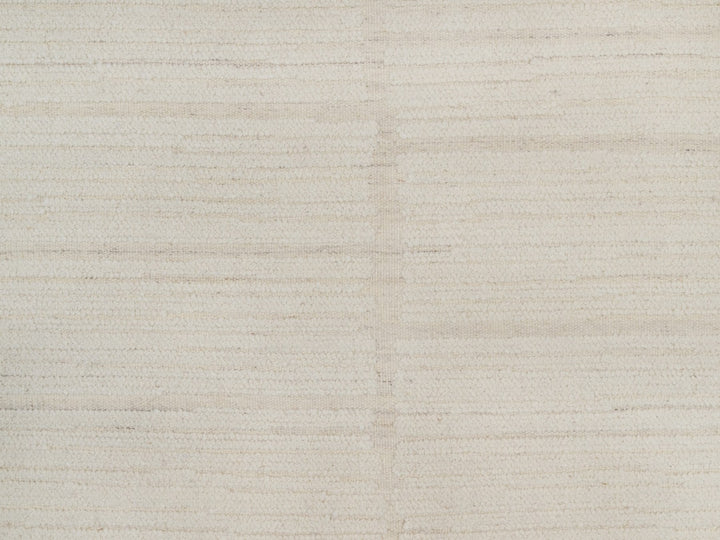 8'1" x 10'1" New Hand Knotted Ivory Wool Rectangle Oriental Rug - MOA10292147