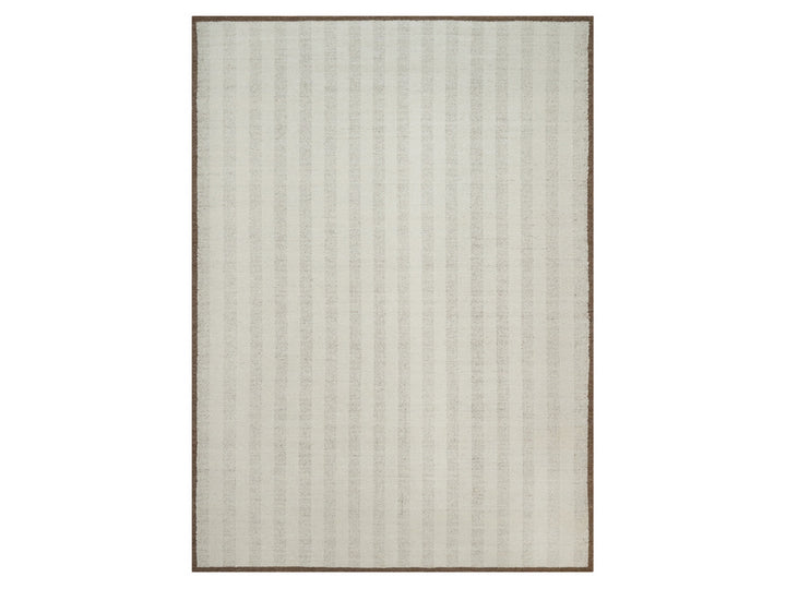 10'0" x 14'0" New Hand Knotted Ivory Wool Rectangle Oriental Rug - MOA10292151