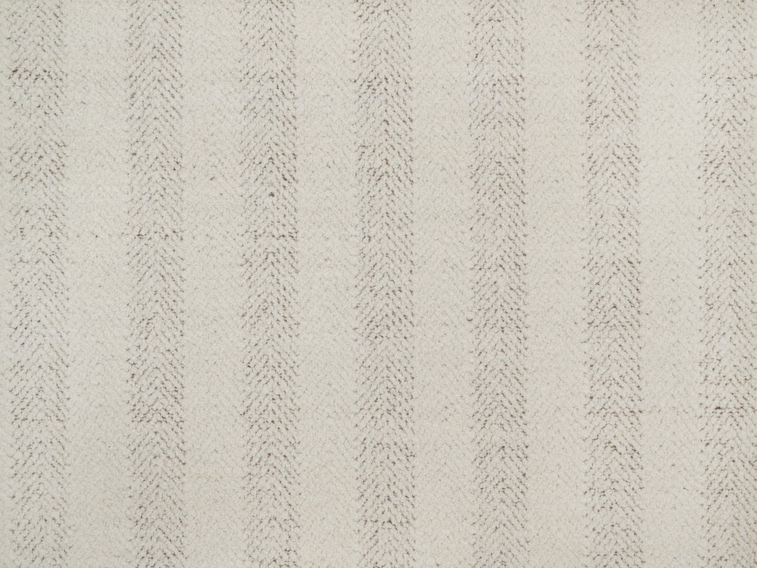 8'1" x 10'0" New Hand Knotted Ivory Wool Rectangle Oriental Rug - MOA10292153