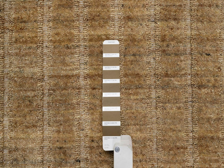 2'5" x 8'0" New Hand Loomed Brown Wool Runner Oriental Rug - MOA10292155