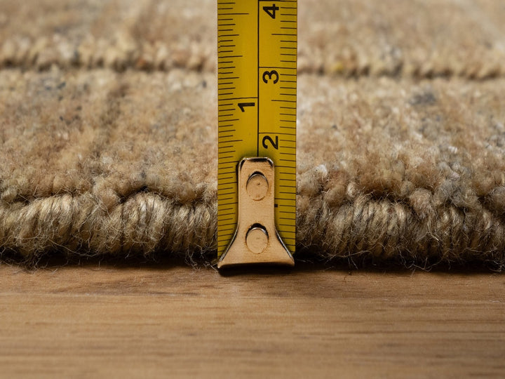 2'5" x 8'0" New Hand Loomed Brown Wool Runner Oriental Rug - MOA10292155