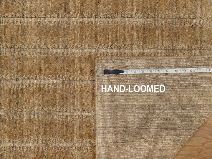 2'5" x 8'0" New Hand Loomed Brown Wool Runner Oriental Rug - MOA10292155