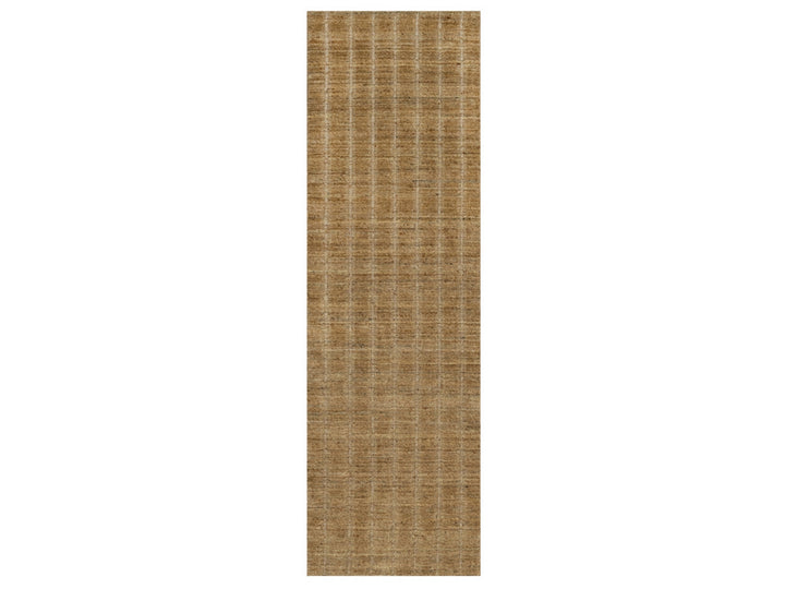 2'5" x 8'0" New Hand Loomed Brown Wool Runner Oriental Rug - MOA10292156