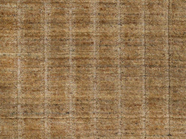 2'5" x 8'0" New Hand Loomed Brown Wool Runner Oriental Rug - MOA10292156
