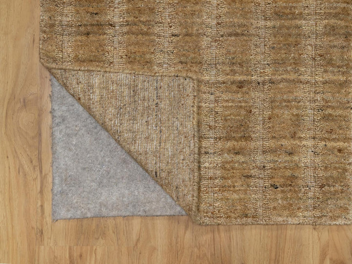 2'1" x 3'0" New Hand Loomed Brown Wool Rectangle Oriental Rug - MOA10292163