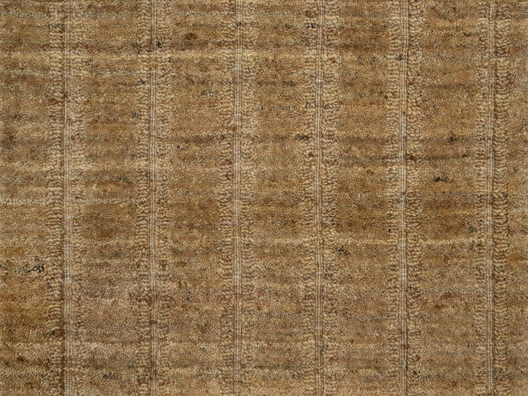 2'0" x 3'0" New Hand Loomed Brown Wool Rectangle Oriental Rug - MOA10292165