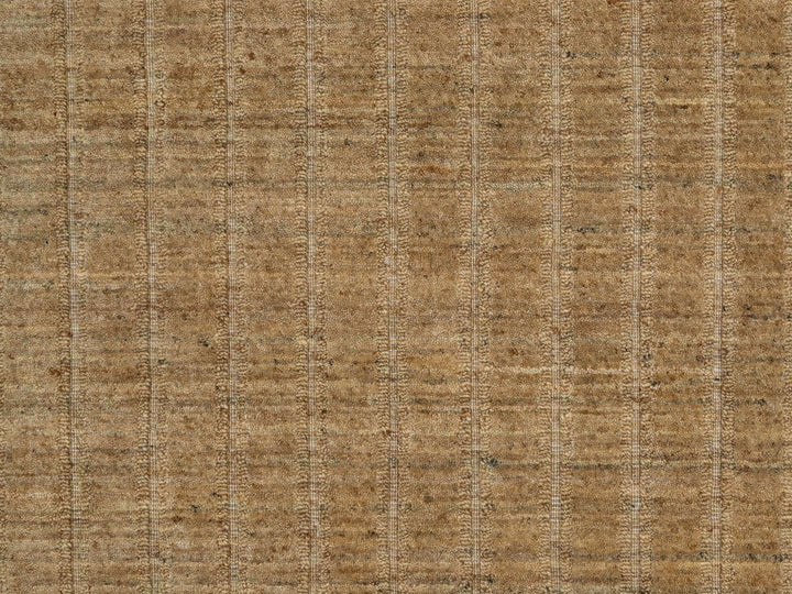 9'0" x 12'1" New Hand Loomed Brown Wool Rectangle Oriental Rug - MOA10292169