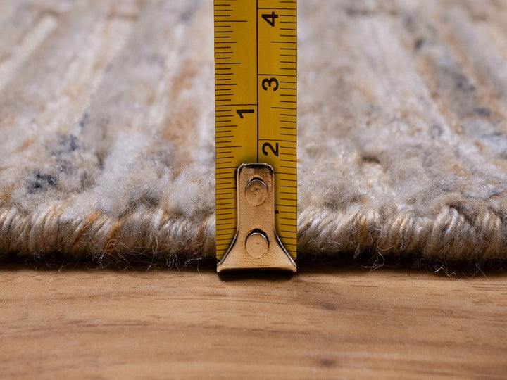 2'6" x 10'1" New Hand Loomed Brown Wool Runner Oriental Rug - MOA10292172