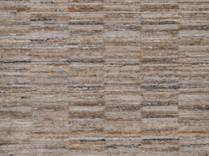 2'7" x 8'1" New Hand Loomed Brown Polyester Runner Oriental Rug - MOA10292174
