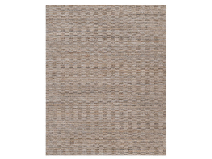 12'1" x 15'0" New Hand Loomed Brown Wool Rectangle Oriental Rug - MOA10292186
