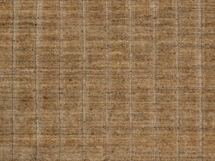 9'11" x 14'0" New Hand Loomed Brown Wool Rectangle Oriental Rug - MOA10292192