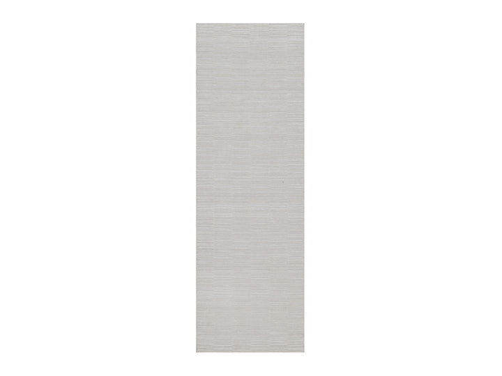 2'7" x 8'0" New Hand Loomed Ivory Polyester Runner Oriental Rug - MOA10292198