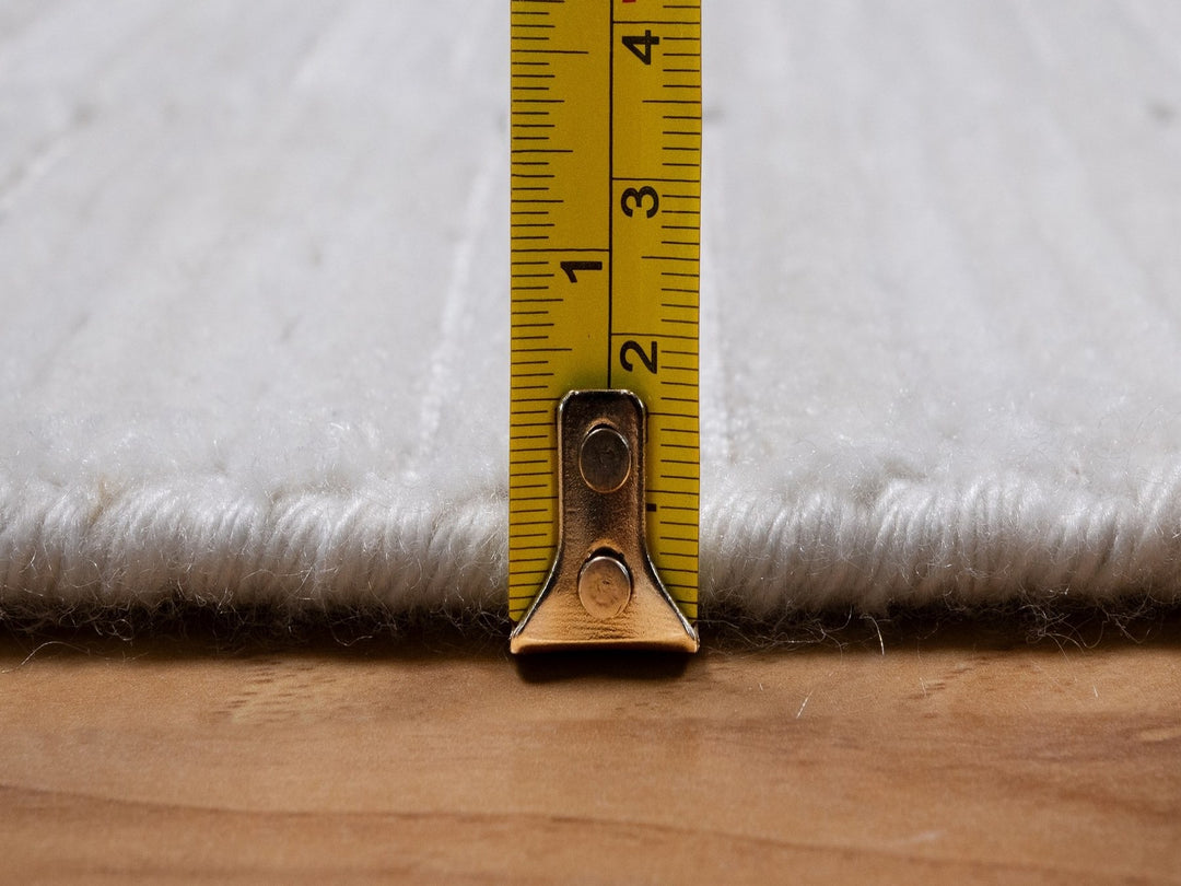 2'7" x 8'0" New Hand Loomed Ivory Wool Runner Oriental Rug - MOA10292198