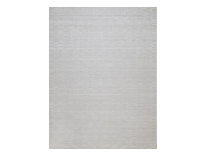 9'1" x 12'0" New Hand Loomed Ivory Polyester Rectangle Oriental Rug - MOA10292204