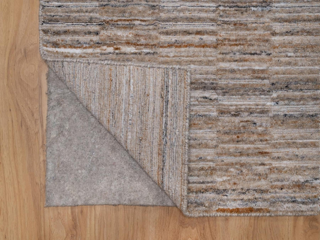 2'0" x 3'0" New Hand Loomed Brown Polyester Rectangle Oriental Rug - MOA10292209
