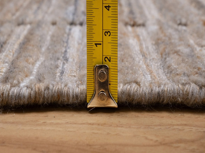 2'0" x 3'0" New Hand Loomed Brown Wool Rectangle Oriental Rug - MOA10292209