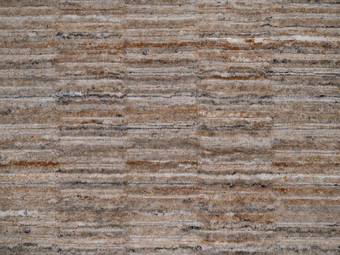 2'0" x 3'0" New Hand Loomed Brown Wool Rectangle Oriental Rug - MOA10292210