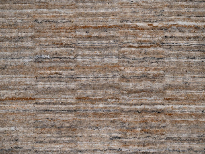 2'0" x 3'0" New Hand Loomed Brown Wool Rectangle Oriental Rug - MOA10292210