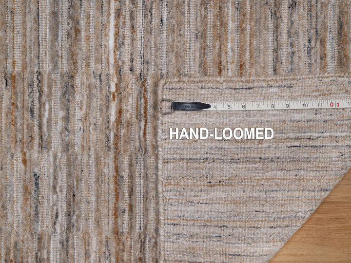 2'0" x 3'1" New Hand Loomed Brown Wool Rectangle Oriental Rug - MOA10292211