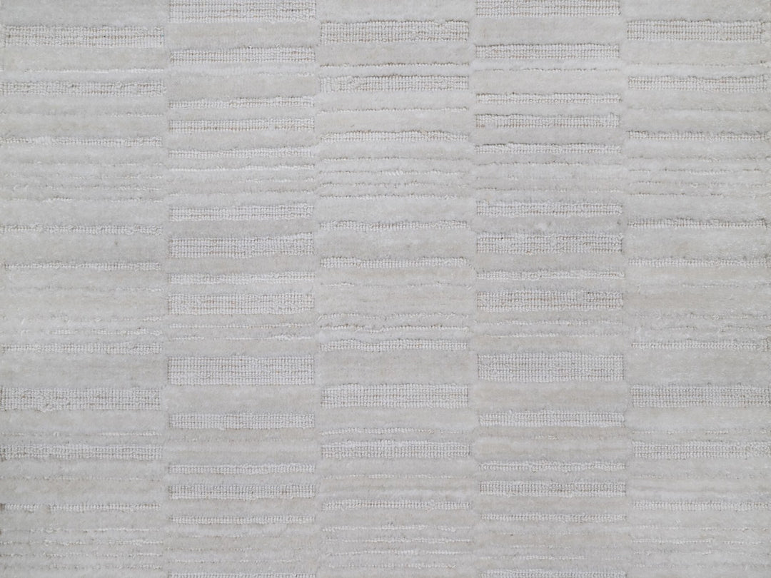 2'1" x 3'1" New Hand Loomed Ivory Wool Rectangle Oriental Rug - MOA10292219