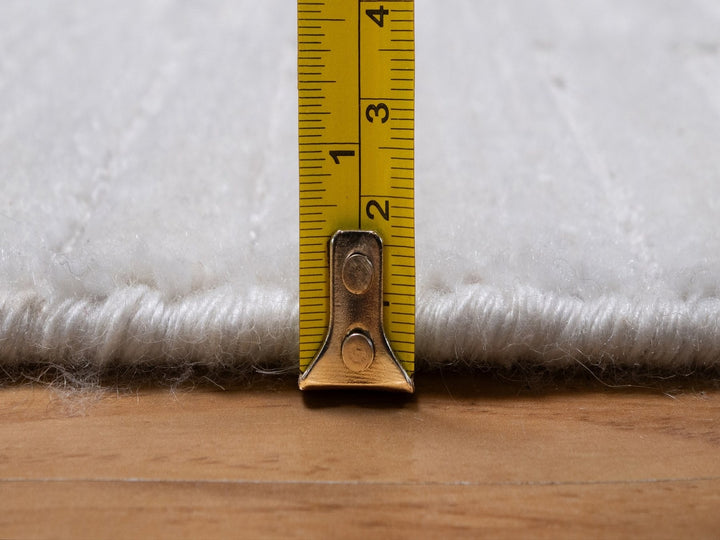 2'1" x 3'1" New Hand Loomed Ivory Wool Rectangle Oriental Rug - MOA10292220