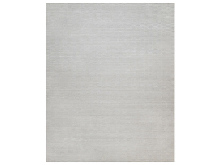 12'1" x 15'0" New Hand Loomed Ivory Polyester Rectangle Oriental Rug - MOA10292227