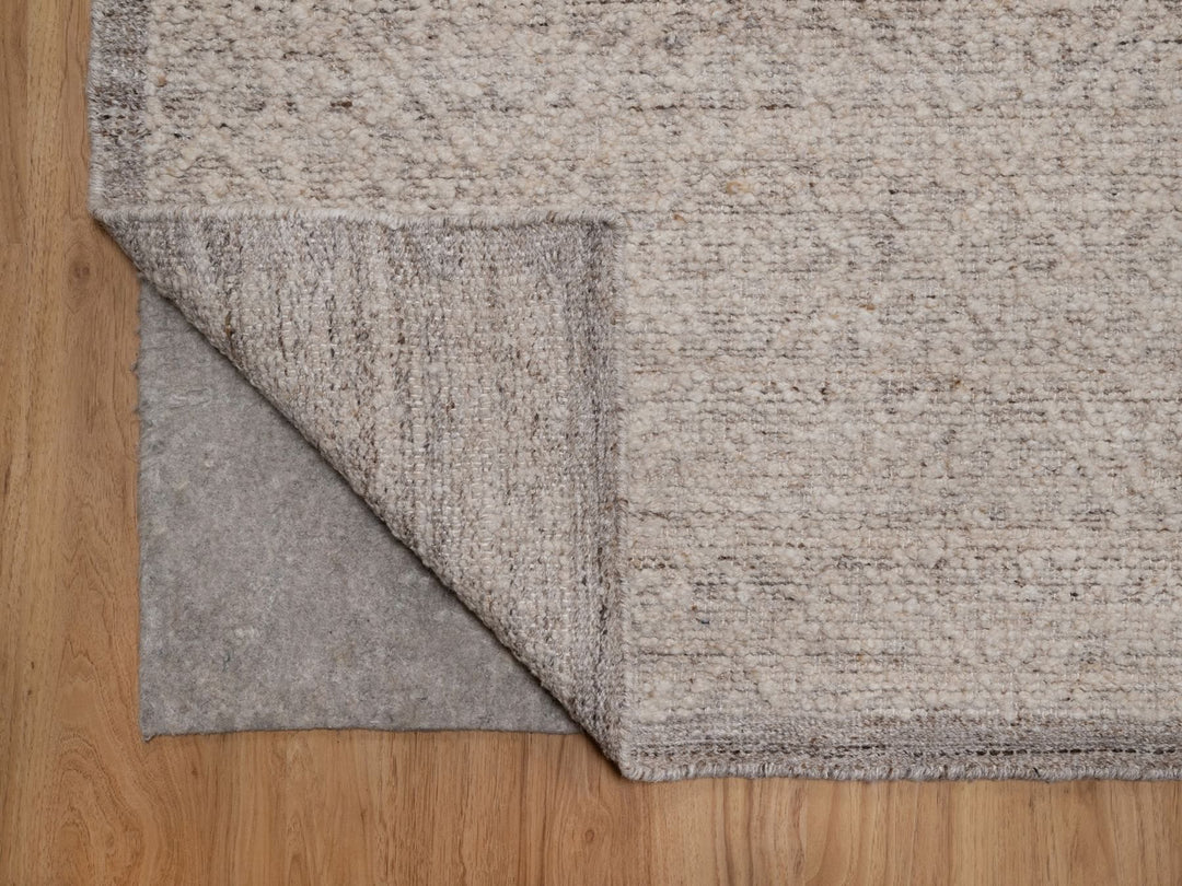 8'0" x 10'1" New Hand Knotted Brown Wool Rectangle Oriental Rug - MOA10292233